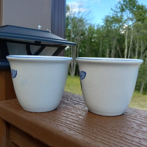 Vintage Pfaltzgraff Yorktowne Condiment Dipping Custard Bowls - Picture 4 of 15